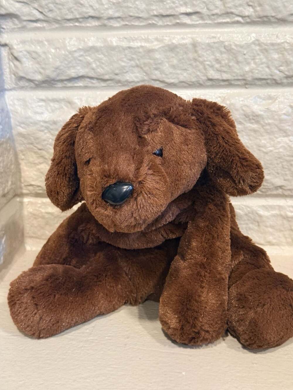 Gund Chocolate Labrador Plush Floppy Dog Stuffed Animal